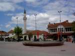 Ohrid, Zeynel Aibidin Moschee am Platanenplatz (06.05.2014)