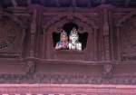 Parvati und Shiva in Ihrem Tempelam Durbar Square in Kathmandu.