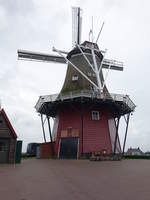 Dokkum, historische Windmhle de Hoop, erbaut 1849 (26.07.2017)