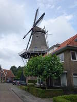 Heerenveen, Molen Welgelegen, Kornmhle, erbaut 1849 durch H.
