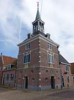 Makkum, Waag, turmartiges Gebude von 1698 (26.07.2017)