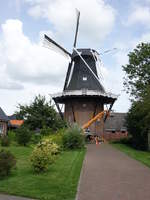 Loppersum, Windmhle de Stormvogel am Molenweg, erbaut 1850 durch Jacob Eikema (27.07.2017)