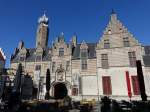 Bergen op Zoom, historischer Markiezenhof, erbaut von 1485 bis 1514 von Anthonis   en Rombout Keldermans, von 1795 bis 1957 Kaserne (30.04.2015)