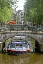 Kanalrundfahrt in Amsterdam.
