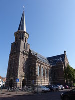 Hoorn, Oosterkerk, erbaut ab 1450, Chor und Querschiff erbaut von 1518 bis 1519, Langhaus neu erbaut 1615 bis 1616 (27.08.2016)