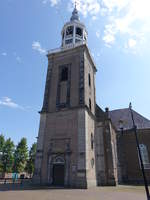 Almelo, Grote Kerk, Chor von 1493, Kirche und Turm erbaut 1738 (22.07.2017)