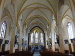 Zenderen, neugotischer Innenraum der Pfarrkirche Unserer Lieben Frau der Unbefleckten Empfngnis (22.07.2017)