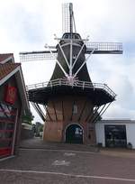 Hellendoorn, historische Korenmolen de Hoop, erbaut 1854 (22.07.2017)