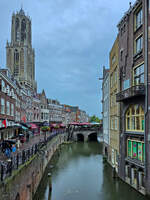 Der Vismarkt entlang der Oudegracht gilt als der �lteste Markt von Utrecht.