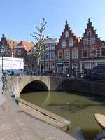 Oudewater, Huser an der Leeuweringer Straat (12.05.2016)