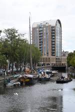 DEN HAAG, 05.08.2017, Blick von der Wagenbrug in die Zuid Singelsgracht