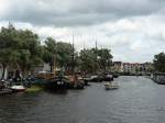 Historische Hafen am Galgewater in  Leiden 14-07-2007
