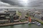 Rotterdam vom Euromast aus gesehen.