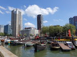 Rotterdam, Museumsschiffe des Hafenmuseum im Bierhaven (11.05.2016)