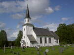 Grane, evangelische Kirche, Holzkirche erbaut 1860 (28.06.2013)