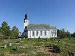 Arneberg, evangelische Kirche, erbaut 1878 durch Johannes Henrik Nissen (22.05.2023)