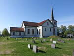 Flisa, evangelische snes Kirche, Holzkirche erbaut 1744 (22.05.2023)