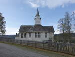 Rogne, evangelische Kirche, achteckige Kirche aus dem Jahr 1857 (25.05.2023)