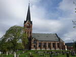 Lillehammer, evangelische Kirche, erbaut 1882, Architekt Henrik Thrap-Meyer (24.05.2023)