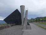 Lillehammer, Turm fr das olympische Feuer 1992 im Skistadion (24.05.2023)