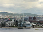 Letze Blick auf Oslo bei der Ausfahrt mit der Fhre COLOR Fantasy in Richtung Kiel am 06.