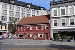 OSLO (Fylke Oslo), 08.09.2016, den Røde Mølle, einst ein norwegisches Tanzrestaurant, heute ein indisches Restaurant in der Osloer City