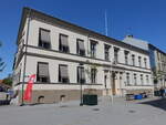 Halden, Rathausgebäude in der Storgata Straße (20.05.2023)
