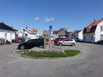 Langesund, Denkmal in der Cudrios Gate Strae (28.05.2023)