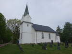 Klokkarstua, evangelische Hurum Kirche, erbaut im 12.