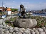 Horten, Figur am Hafen (23.06.2013)