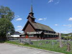 Mysen, evangelische Kirche, erbaut 1903 durch Hjalmar Welhaven (21.05.2023)