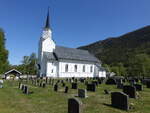Nore, evangelische Kirche, erbaut von 1879 bis 1880 durch Gulbrand Johnsen (30.05.2023)