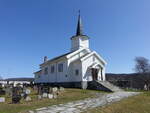 Geilo, evangelische Kirche, Holzkirche von 1890, erbaut durch Jacob Wilhelm Nordan (30.05.2023)