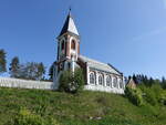Ringerike, evangelische Veme Kirche, erbaut 1893 aus rotem Backstein (31.05.2023)