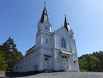 Risr, evangelische Frydendal Kirche, erbaut 1879 durch Henrik Nissen (28.05.2023)