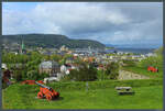 Von der Festung Kristiansten bietet sich ein guter Blick auf die Stadt Trondheim.