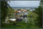 Blick vom Festungspark auf das Stadtzentrum von Trondheim.
