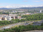 Blick auf Trondheim am 28.