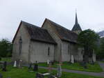 Ullensvang, evangelische Kirche, Steinkirche von 1250 (27.05.2023)