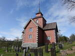 Vinje, evangelische Kirche, Kreuzkirche erbaut 1796 durch Jarand Rnjom (27.05.2023)