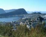 Blick über Alesund/Norwegen  aufgenommen 14.09.2009 mit Leica-Kompactkamera