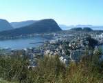 Blick ber Alesund/Norwegen  aufgenommen 14.09.2009 mit Leica-Kompactkamera