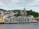 Blick auf  Kristiansund am 29.