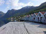 Aurland, Ferienhuser an der Nedstagata Strae (26.05.2023)