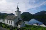 Kirche von Vikanes am Sognefjord (26.06.2013)