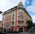 Hotel Moser, am Jacques.Lemans Platz in Klagenfurt.