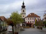 Heidenreichstein, Hauptplatz mit St.