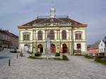 Weitra, Rathaus, erbaut von 1892 bis 1893 nach Plnen von Architekt Josef Utz (18.04.2014)