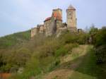 Burg Hardegg, erbaut ab 1140, 1425 von den Hussiten erobert, Wiederaufbau im 19.