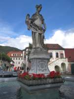 Spitz an der Donau, Brunnen am Kirchenplatz (22.09.2013)